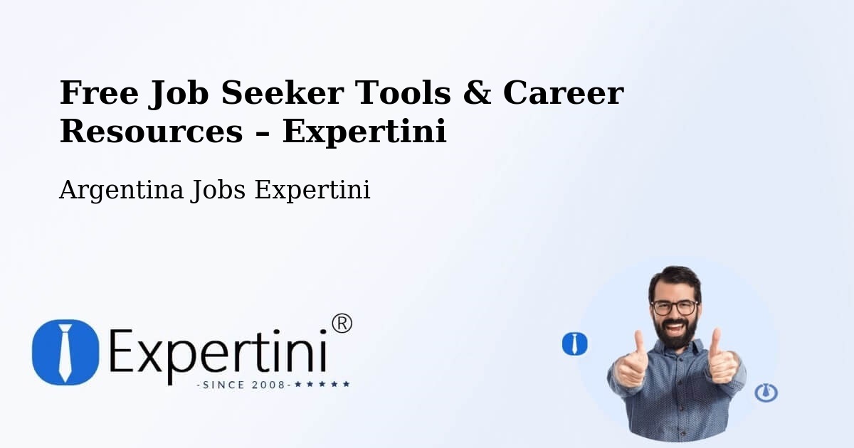 Free Job Seeker Tools & Career Resources – Retiro - Retiro, Argentina Jobs Expertini