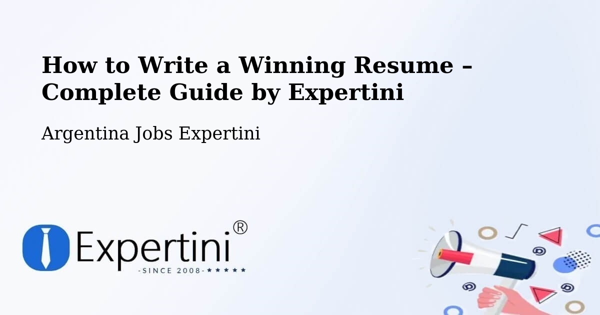 Resume Writing Guide for Job Seekers – Retiro - Retiro, Argentina Jobs Expertini